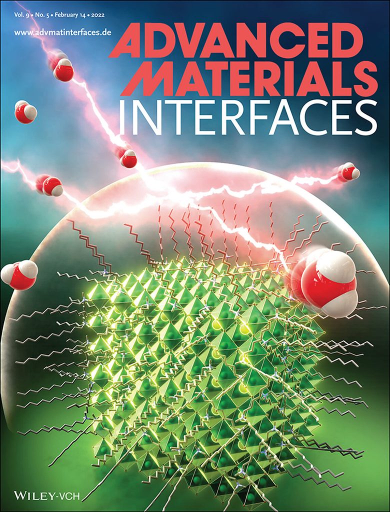 論文雑誌「Advanced Materials Interfaces」のカバーピクチャーを制作しました[東京理科大学] 株式会社アートアクション