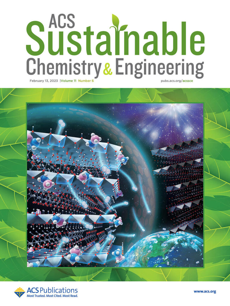 論文雑誌「ACS Sustainable Chemistry & Engineering」のカバーピクチャーを制作しました[物質・材料研究機構