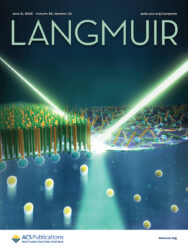 ACS Langmuir カバーピクチャー 科学イラスト 制作 論文 表紙絵 アートアクション 広島大学 cover picture