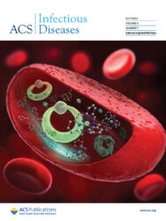 ACS カバーピクチャー 科学イラスト 論文表紙絵 アートアクション ACS Infectious Diseases 理化学研究所 cover picture
