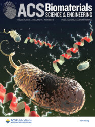 ACS Biomaterials Science & Engineering 国立医薬品食品衛生研究所 出水庸介様 カバーピクチャー 科学イラスト 論文表紙絵 アートアクション cover picture