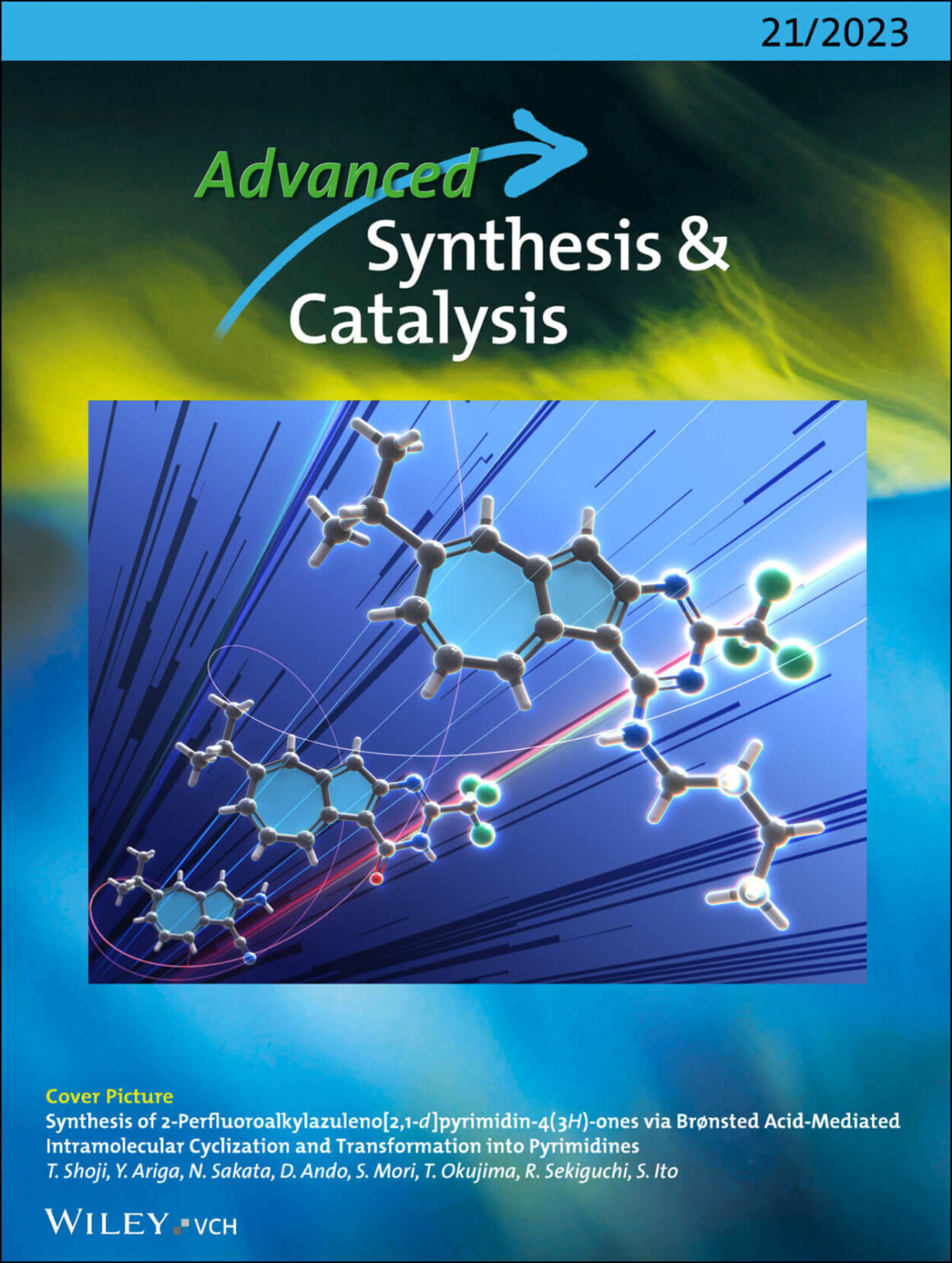論文雑誌「Advanced Synthesis & Catalysis」のカバーピクチャーを制作しました[日本大学] 株式会社アートアクション
