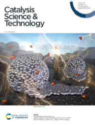 Catalysis Science & Technology カバーピクチャー 科学イラスト 論文表紙絵 アートアクション 名古屋大学 RSC cover picture