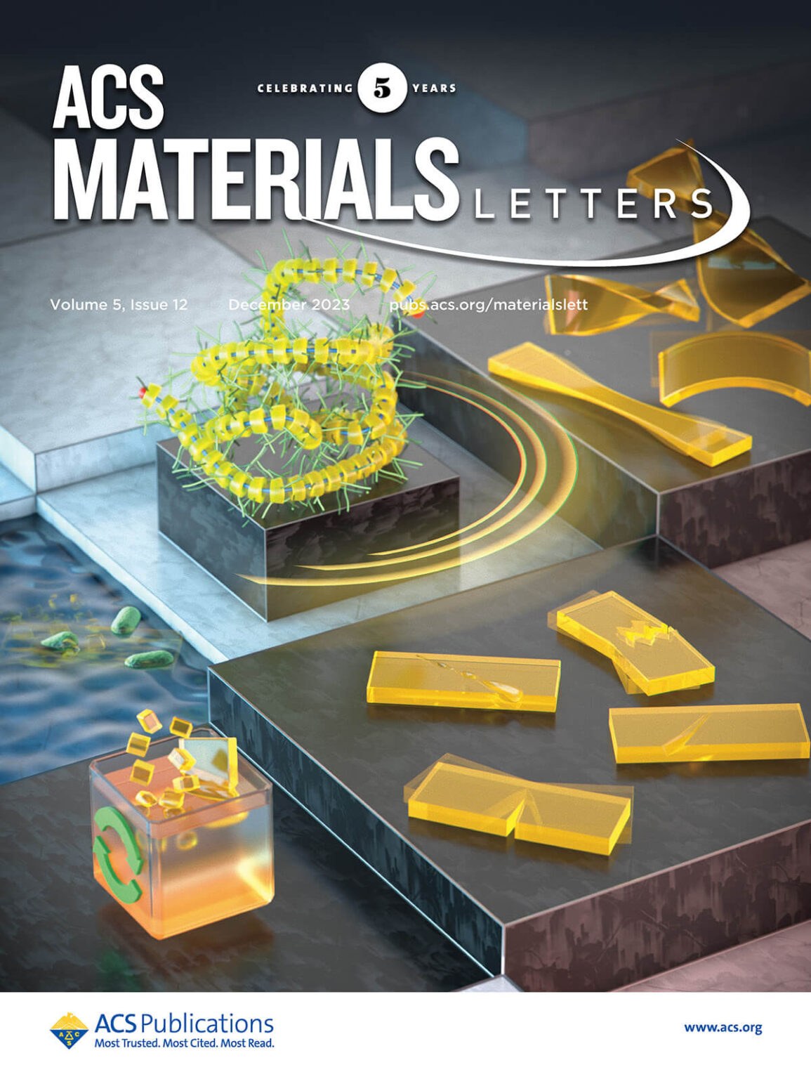 論文雑誌「ACS Materials Letters」のカバーピクチャーを制作しました[東京大学] | 株式会社アートアクション