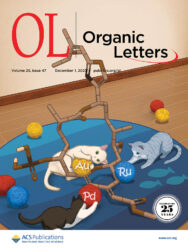 Organic Letters カバーピクチャー ACS 科学イラスト 論文表紙絵 アートアクション 中央大学 cover picture