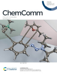 RSC Chemical Communications カバーピクチャー RSC 科学イラスト 論文表紙絵 アートアクション 明治薬科大学 cover picture