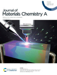 Journal of Materials Chemistry A カバーピクチャー RSC 科学イラスト 論文表紙絵 アートアクション NIMS cover picture