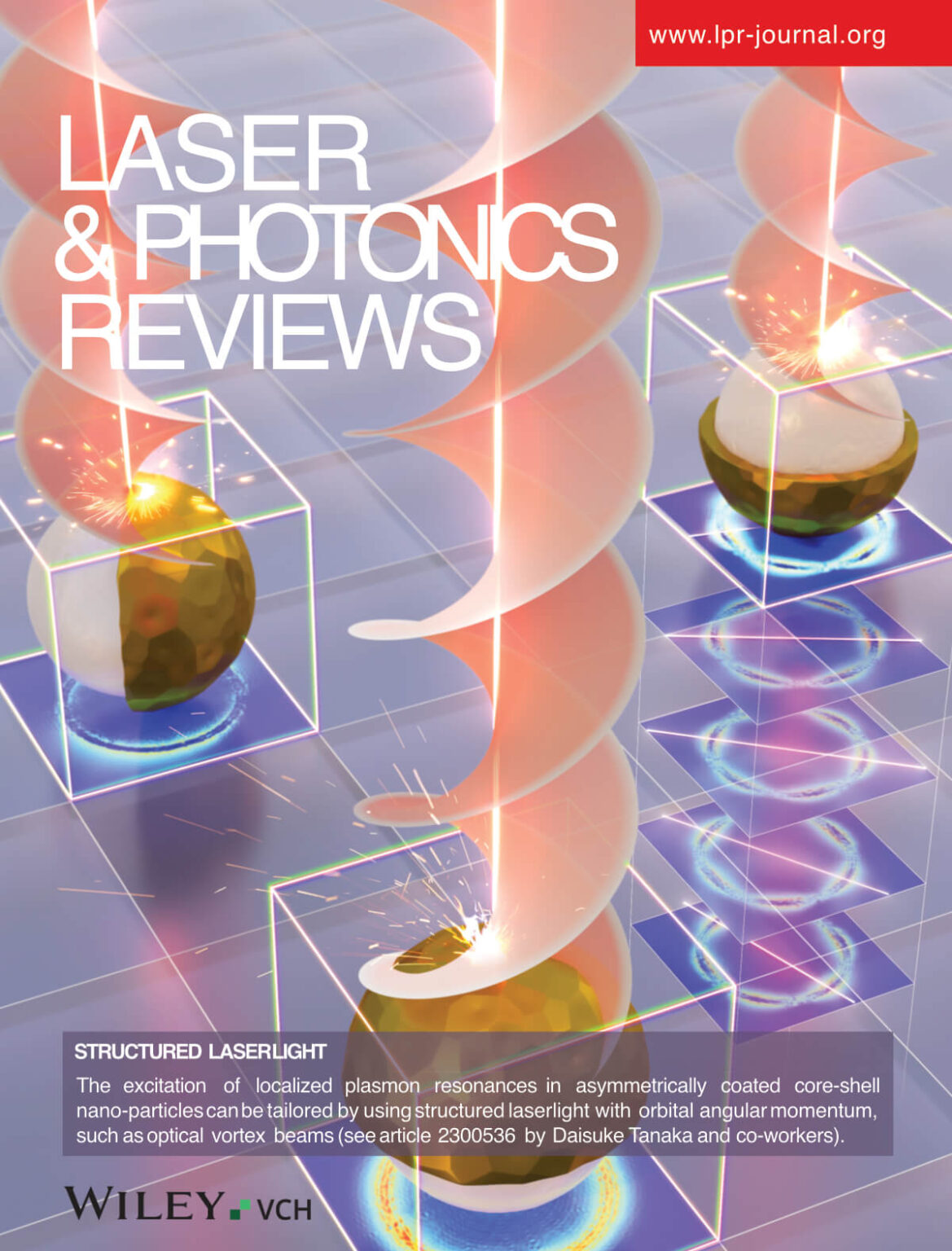 論文雑誌「Laser & Photonics Reviews」のカバーピクチャーを制作しました[大分工業高等専門学校] | 株式会社アートアクション