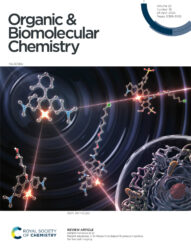 Organic & Biomolecular Chemistry カバーピクチャー 科学イラスト 論文表紙絵 アートアクション cover picture