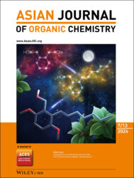 Asian Journal of Organic Chemistry 東京理科大学 カバーピクチャー 科学イラスト 論文表紙絵 アートアクション cover picture