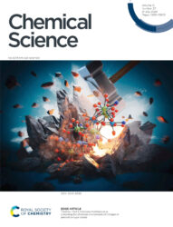 Chemical Science カバーピクチャー 科学イラスト 論文表紙絵 アートアクション cover picture