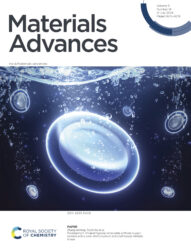 Materials Advances 東京大学 カバーピクチャー 科学イラスト 論文表紙絵 アートアクション cover picture