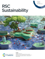 RSC Sustainability カバーピクチャー 科学イラスト 論文表紙絵 アートアクション cover picture