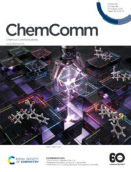 Chemical Communications カバーピクチャー 科学イラスト 論文表紙絵 アートアクション cover picture