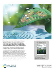 Green Chemistry カバーピクチャー 科学イラスト 論文表紙絵 アートアクション cover picture