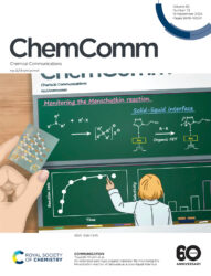 Chemical Communications カバーピクチャー 科学イラスト 論文表紙絵 アートアクション cover picture 東京大学 南研究室
