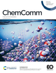 Chemical Communications カバーピクチャー 科学イラスト 論文表紙絵 アートアクション cover picture