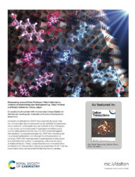 東京医科歯科大学 ACS Dalton Transactions カバーピクチャー 科学イラスト 論文表紙絵 アートアクション cover picture