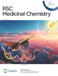 RSC Medicinal Chemistry 医薬品食品衛生研究所 カバーピクチャー 科学イラスト 論文表紙絵 アートアクション cover picture