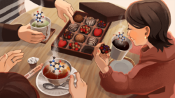 カフェイン 科学イラスト アートアクション 京都 制作会社