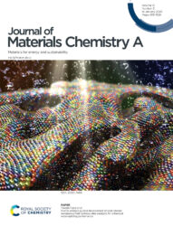 高知工科大学 Journal of Materials Chemistry A カバーピクチャー 科学イラスト 論文表紙絵 アートアクション cover picture