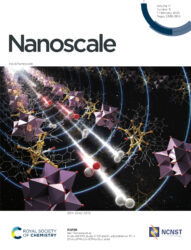 東京都立大学 Nanoscale カバーピクチャー 科学イラスト 論文表紙絵 アートアクション cover picture