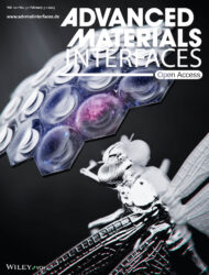 Advanced Materials Interfaces 産総研 カバーピクチャー 科学イラスト 論文表紙絵 アートアクション cover picture