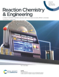 産総研 Reaction Chemistry & Engineering カバーピクチャー 科学イラスト 論文表紙絵 アートアクション cover picture