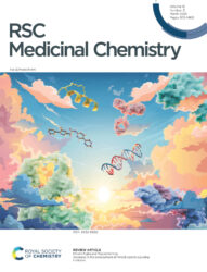 RSC Medicinal Chemistry カバーピクチャー 科学イラスト 論文表紙絵 アートアクション cover picture