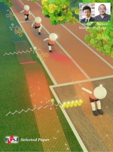 東京大学 Bulletin of the Chemical Society of Japan カバーピクチャー 科学イラスト 論文表紙絵 アートアクション cover picture