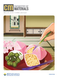ACS Chemistry of Materials 産総研 カバーピクチャー 科学イラスト 論文表紙絵 アートアクション cover picture