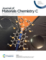 Journal of Materials Chemistry C 早稲田大学 カバーピクチャー 科学イラスト 論文表紙絵 アートアクション cover picture