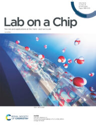 Lab on a Chip 産業技術総合研究所 RSC カバーピクチャー 科学イラスト 論文表紙絵 アートアクション cover picture