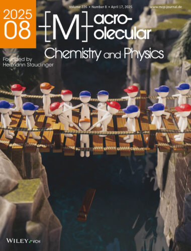 Wiley 早稲田大学 Macromolecular Chemistry and Physics カバーピクチャー 科学イラスト 論文表紙絵 アートアクション cover picture