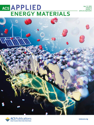 ACS Applied Energy Materials 山梨大学 カバーピクチャー 科学イラスト 論文表紙絵 アートアクション cover picture