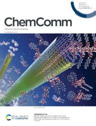 成蹊大学 Chemical Communications 科学イラスト 論文表紙絵 アートアクション cover picture