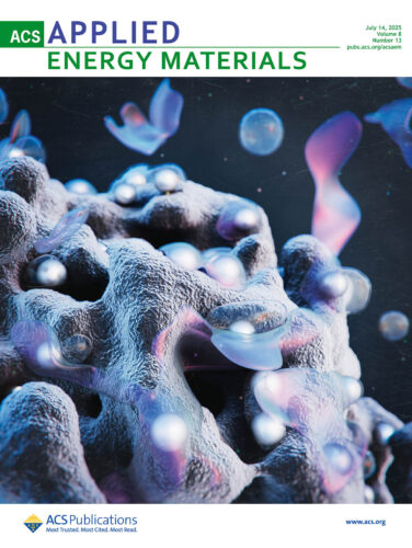 ACS Applied Energy Materials エヌ・イー ケムキャット株式会社 科学イラスト 論文表紙絵 アートアクション cover picture