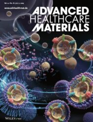 Advanced Healthcare Materials 東京大学 カバーピクチャー 科学イラスト 論文表紙絵 アートアクション cover picture