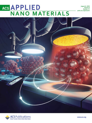 ACS Applied Nano Materials 東北大学 科学イラスト 論文表紙絵 アートアクション cover picture