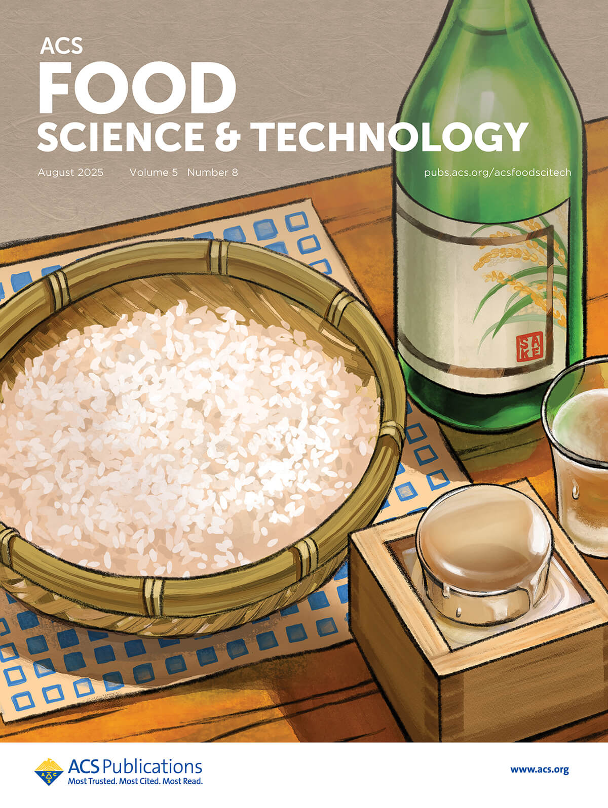 ACS Food Science & Technology 東京大学 南研究室 科学イラスト 論文表紙絵 アートアクション cover picture 南豪先生