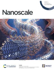 京都工芸繊維大学 Nanoscale 科学イラスト 論文表紙絵 アートアクション cover picture