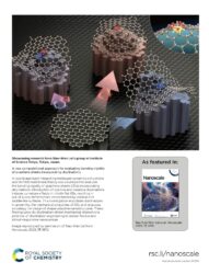 Nanoscale 科学イラスト 論文表紙絵 アートアクション cover picture