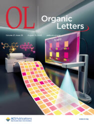 北海道大学 東京大学 ACS Organic Letters カバーピクチャー 科学イラスト 論文表紙絵 アートアクション cover picture