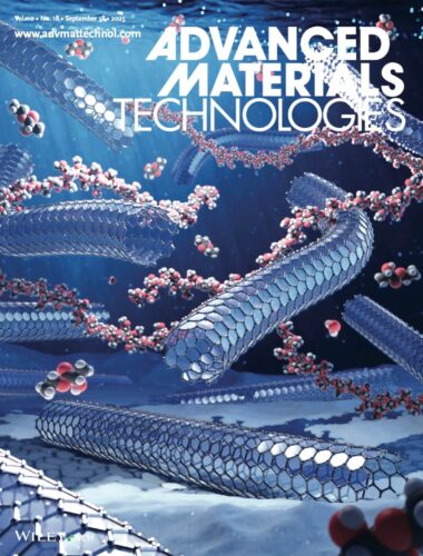 京都工芸繊維大学 Advanced Materials Technologies Wiley カバーピクチャー 科学イラスト 論文表紙絵 アートアクション cover picture