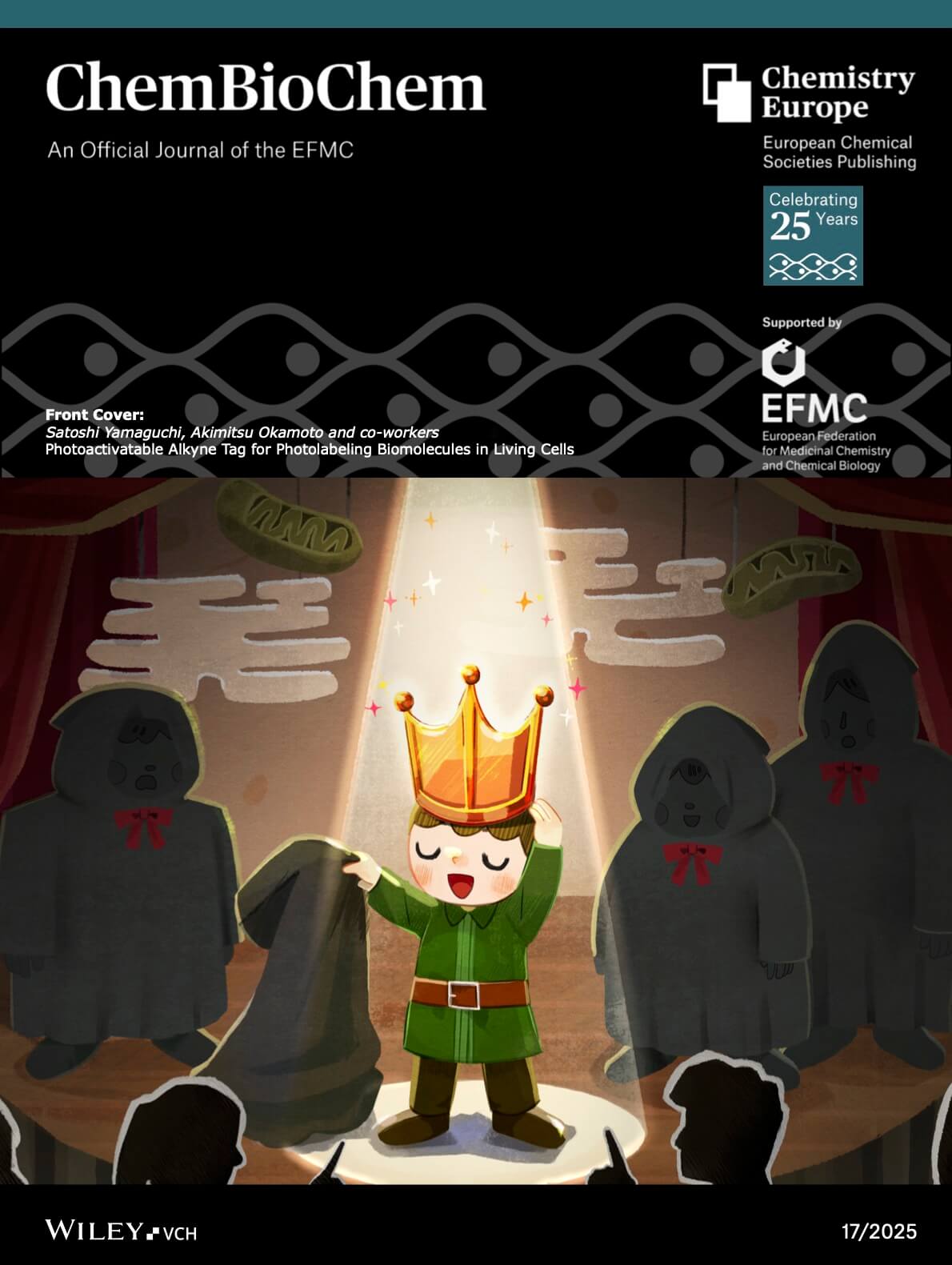 大阪大学 ChemBioChem Wiley 科学イラスト 論文表紙絵 アートアクション cover picture