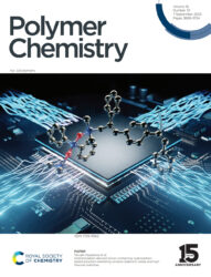 Polymer Chemistry RSC 大阪大学 カバーピクチャー 科学イラスト 論文表紙絵 アートアクション cover picture