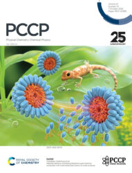 奈良女子大学 RSC Physical Chemistry Chemical Physics 科学イラスト 論文表紙絵 アートアクション cover picture