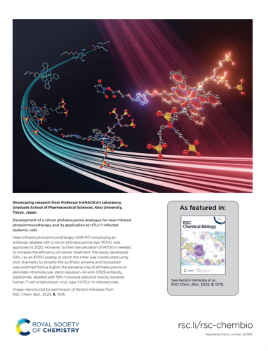 RSC カバーピクチャー 科学イラスト 論文表紙絵 アートアクション cover picture