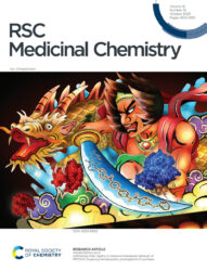 国立医薬品食品衛生研究所 RSC Medicinal Chemistry 科学イラスト 論文表紙絵 アートアクション cover picture
