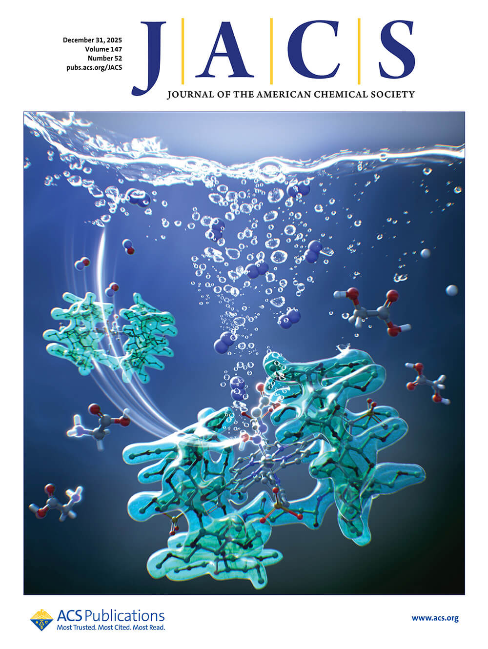同志社大学 JACS カバーピクチャー 科学イラスト 論文表紙絵 アートアクション cover picture